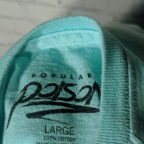 Blue Popular Poison Marilyn Monroe Shirt - Men - Picture 4 of 4